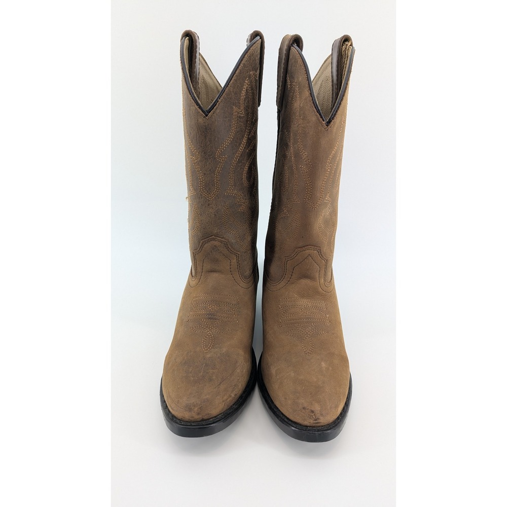 Smoky Mountain Boots Youth Brown Leather Western Cowboy Boots 3034Y Size 4 D